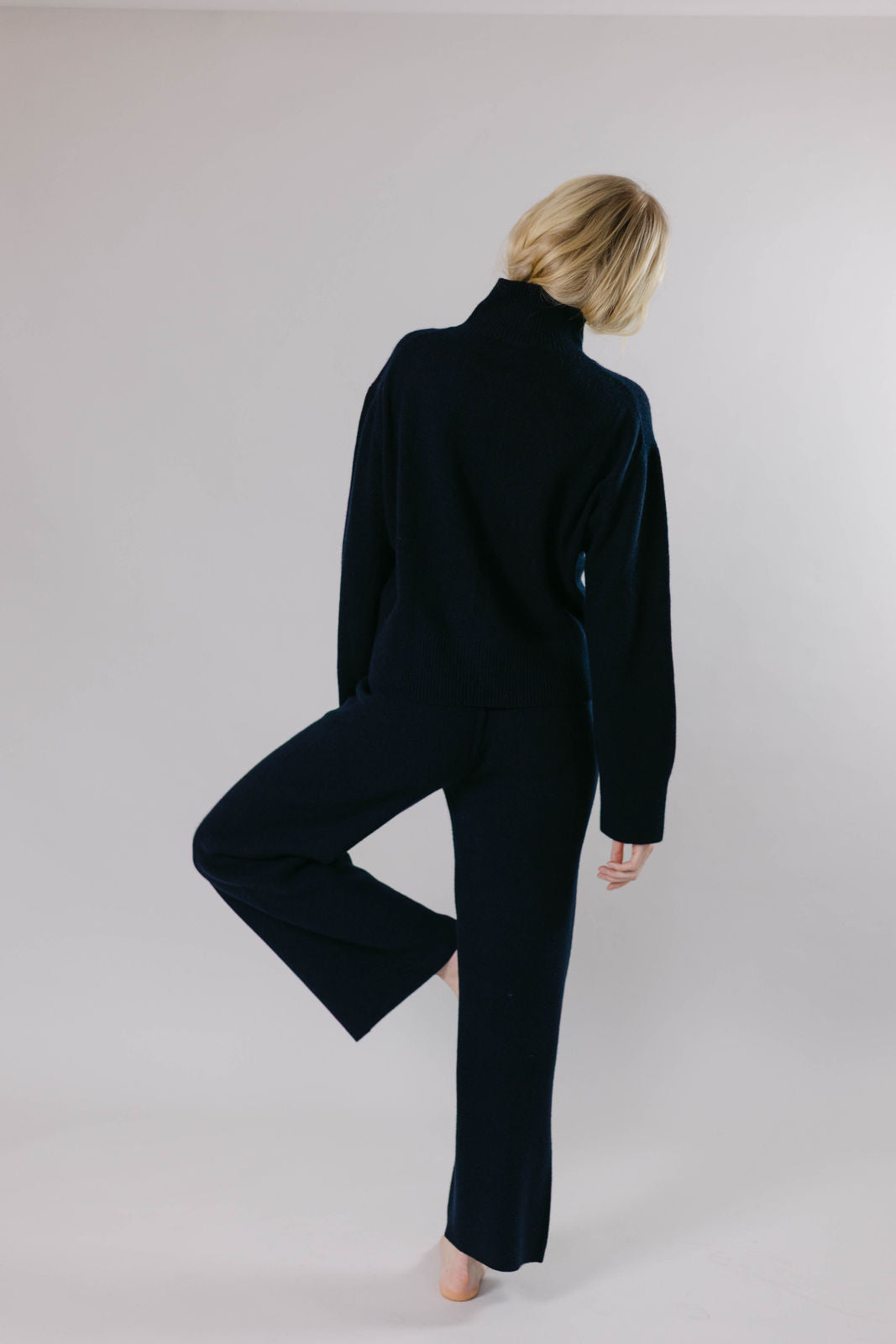 Turtleneck ESTELLE - blueberry