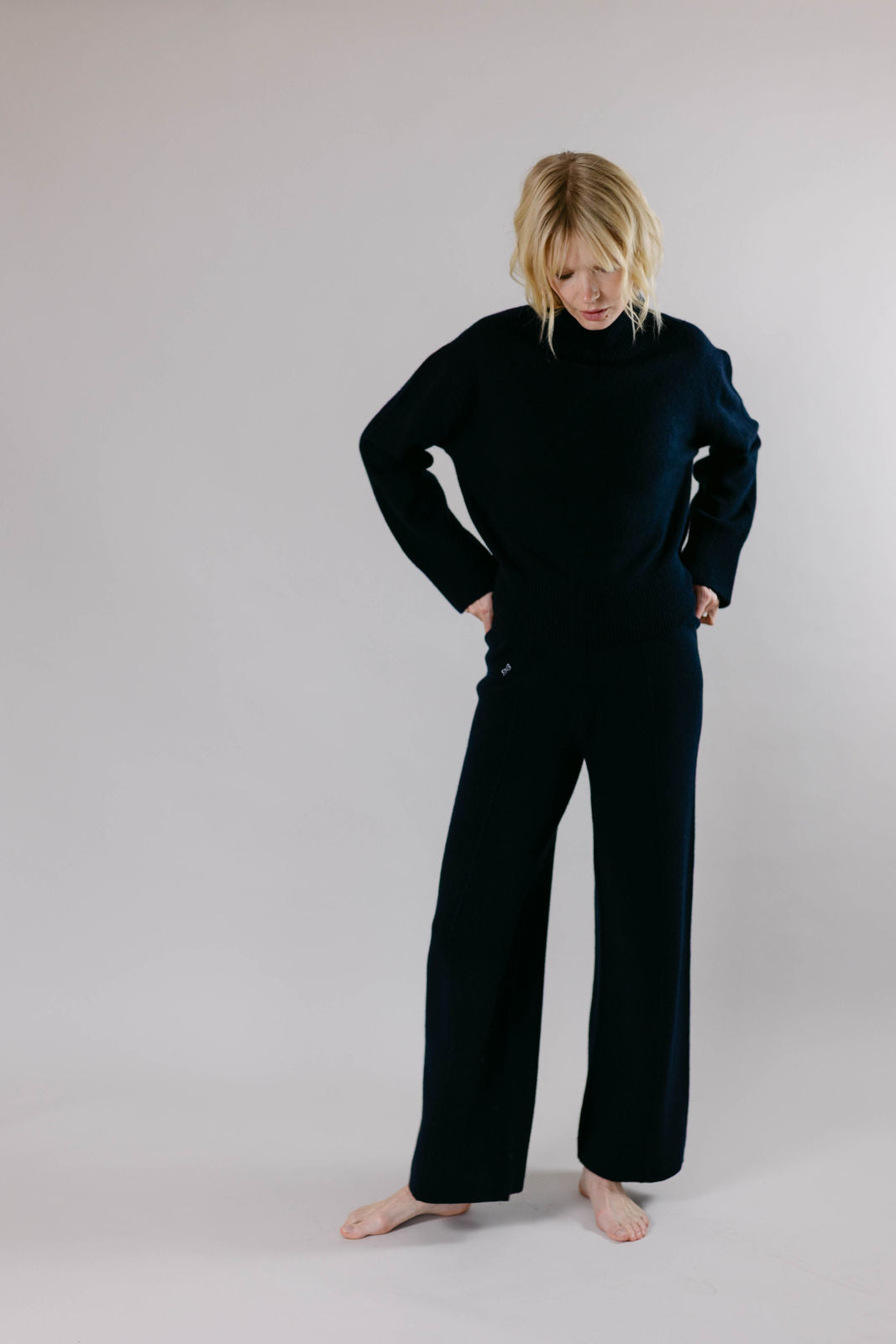 Turtleneck ESTELLE - blueberry