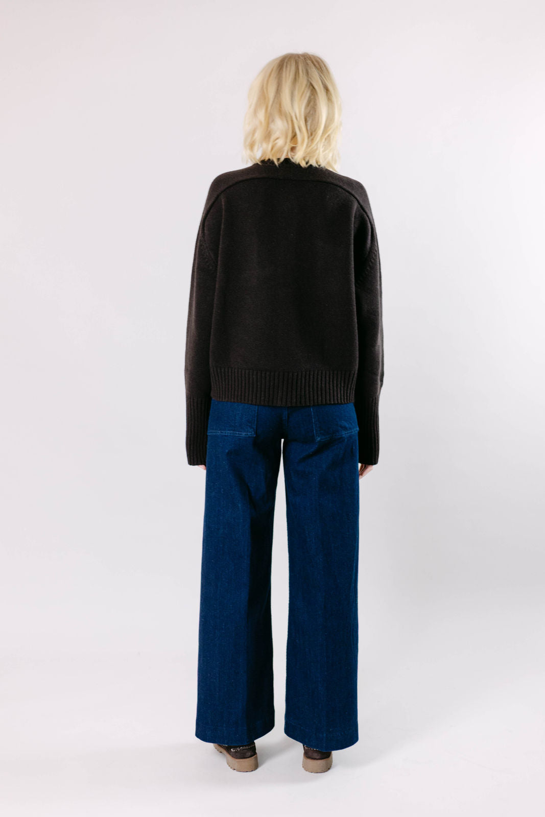 Cardigan SALLY - dark chocolate