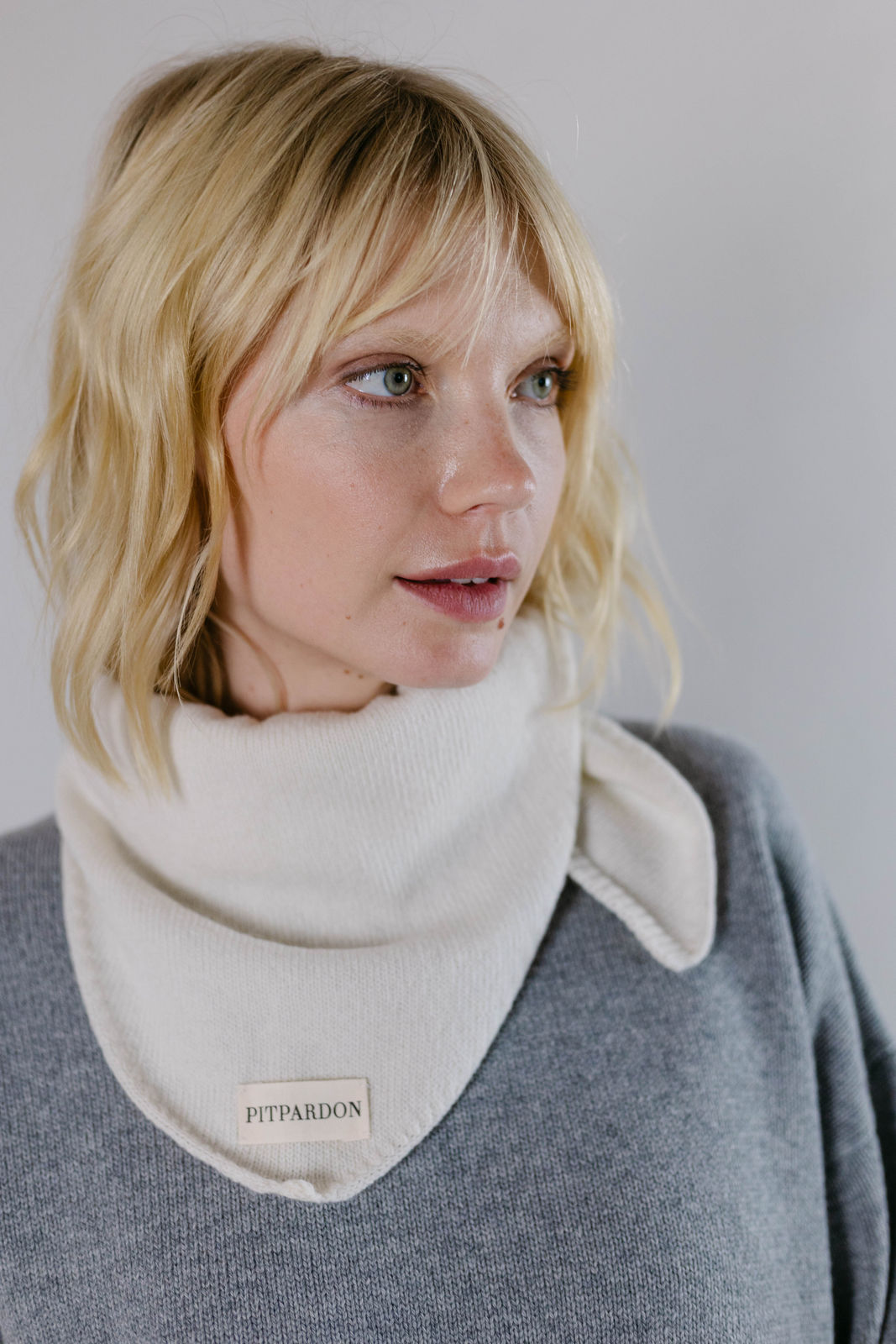 Dreiecksschal LENI - vanilla