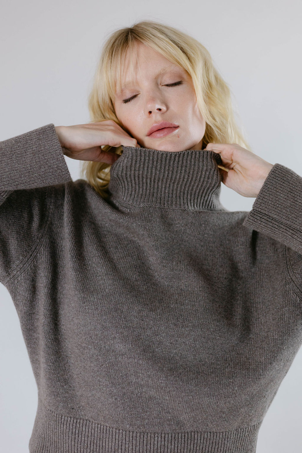 Turtleneck ESTELLE - chestnut