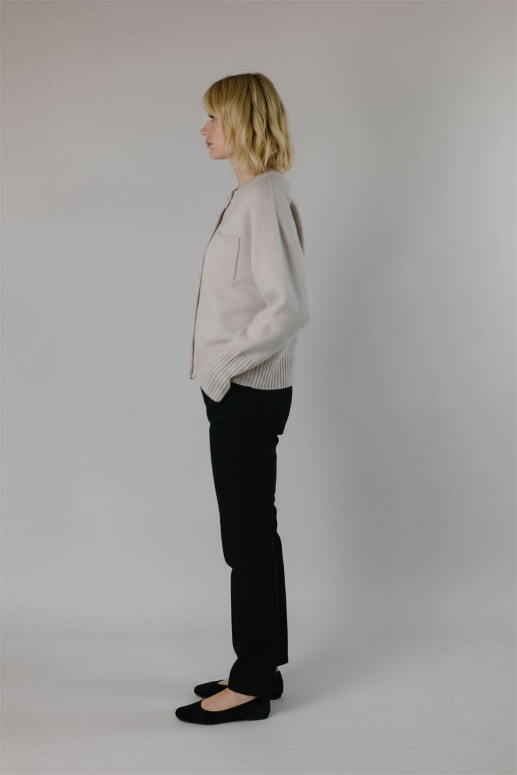 Cardigan SALLY - sheep white