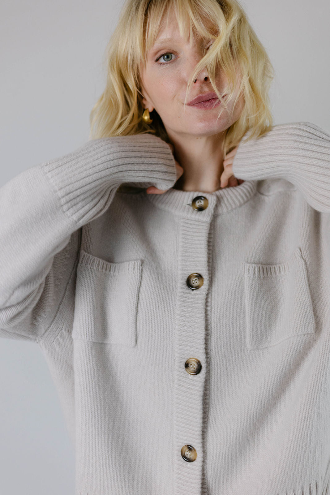 Cardigan SALLY - sheep white