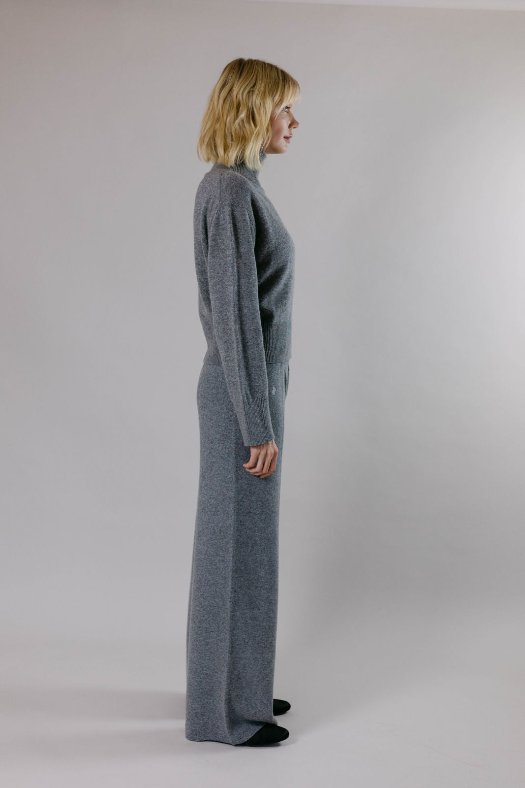 Turtleneck ESTELLE - koala grey