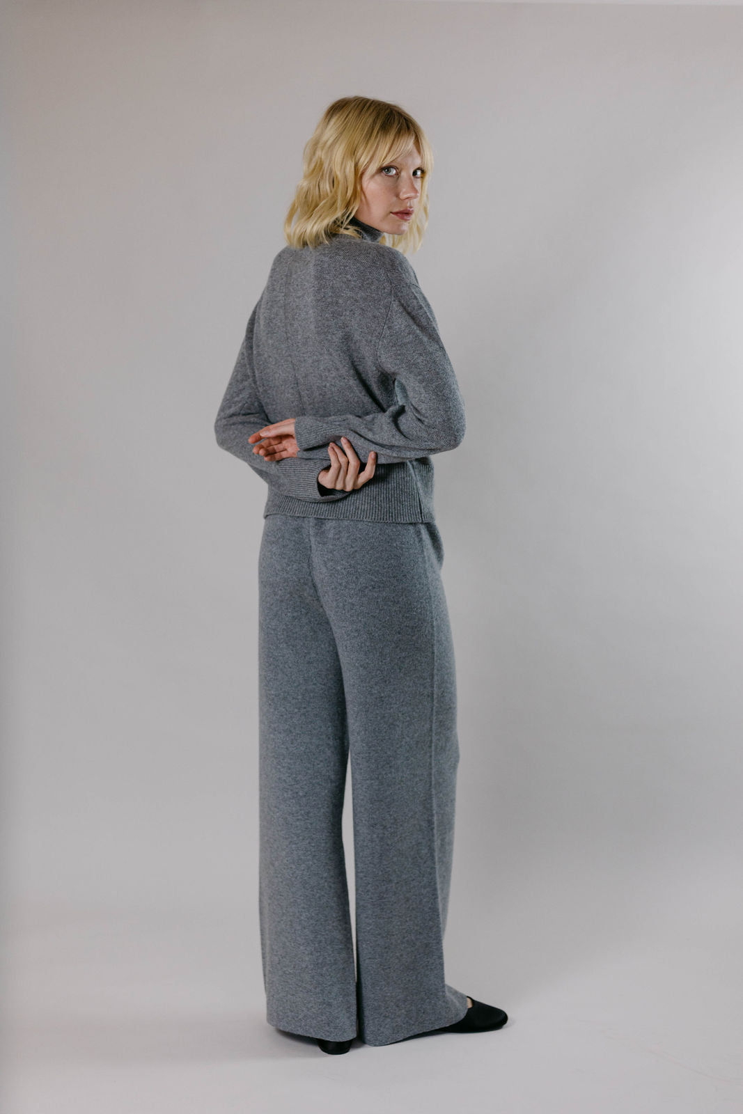 Turtleneck ESTELLE - koala grey